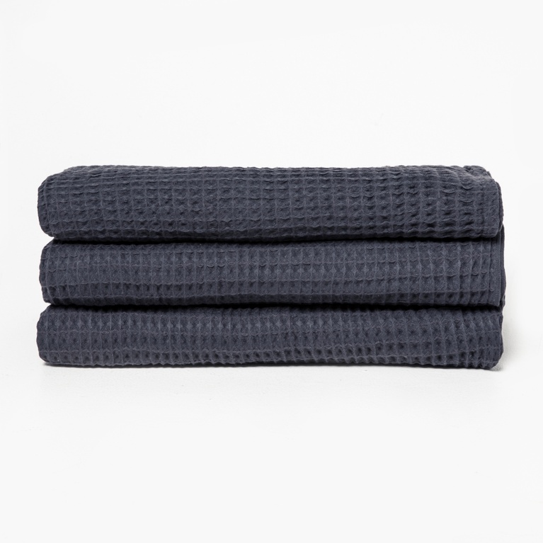 Waffle towel 70x140 Grey 2